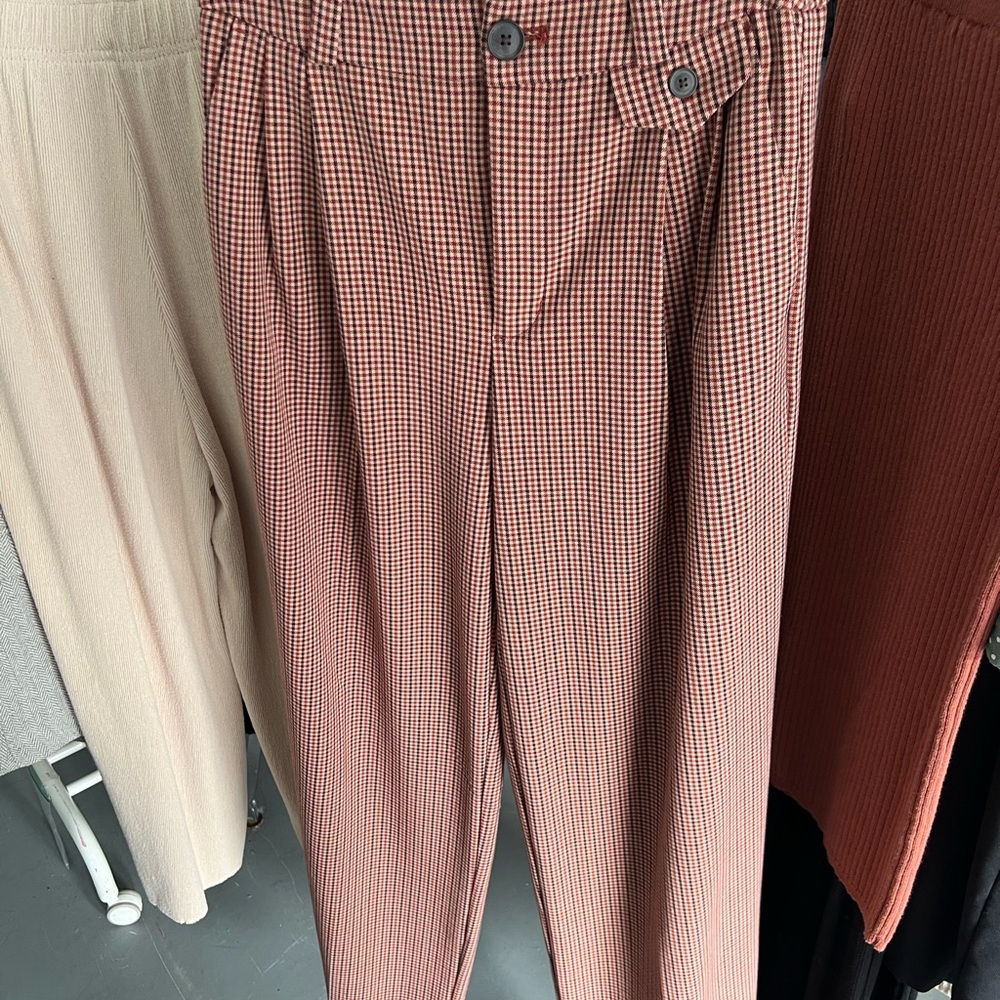 a new day Men's Plaid Pants - Brown